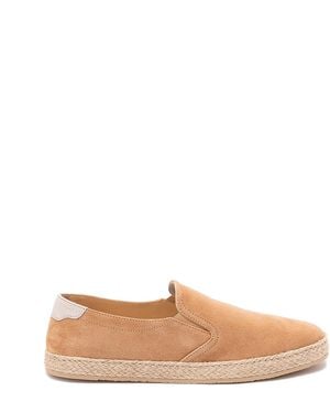 Brunello Cucinelli Calfskin Espadrilles - White