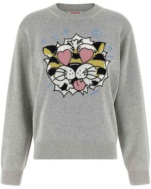 KENZO Wild Tiger' Jumper - Grey