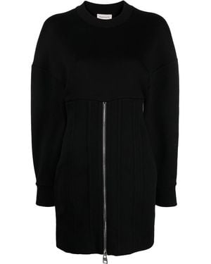 McQueen Robe Courte - Noir