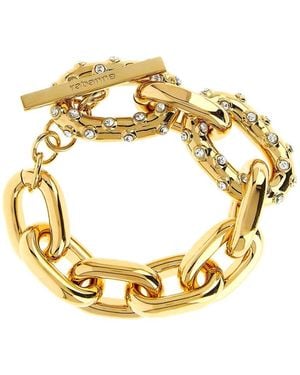 Rabanne Xl Link Bracelet - Metallic
