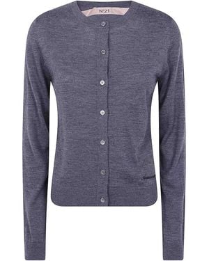N°21 Classic Cardigan - Blue