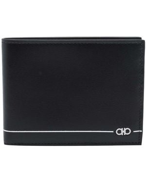 Ferragamo Micro Gancini Wallet - Black