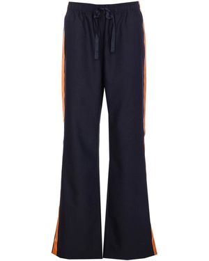 Zadig & Voltaire Encre Poma Tailleur Track Trousers - Blue