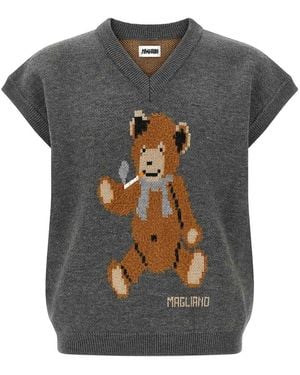 Magliano Teddy Bear Vest - Grey