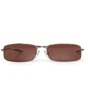 Balenciaga Monday Rec Sunglasses - Brown