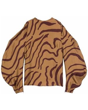 Raquel Diniz Silk Shirt - Brown
