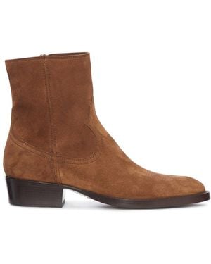 Buttero Santomato Suede Boots - Brown