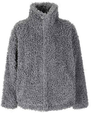 Acne Studios Hooded Bomber Jacket - Gray