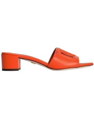 Dolce & Gabbana Tahiti Heel Sandal - Red