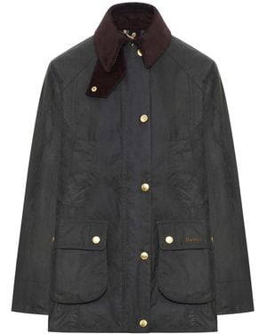Barbour Beadnell Waxed Jacket - Black