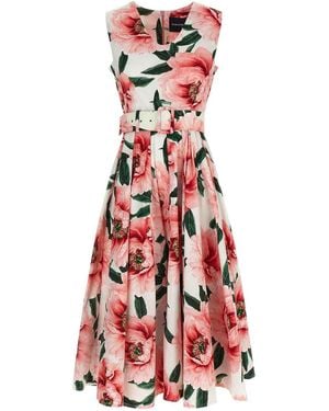 Samantha Sung Midi Dresses - Red
