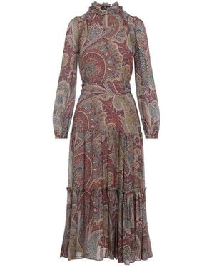 Etro Midi Dress - Brown