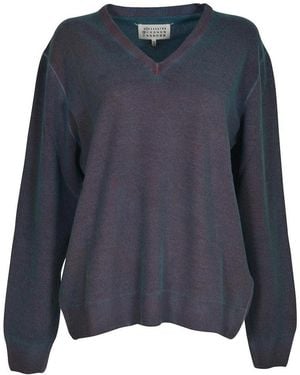 Maison Margiela Sweaters - Blue