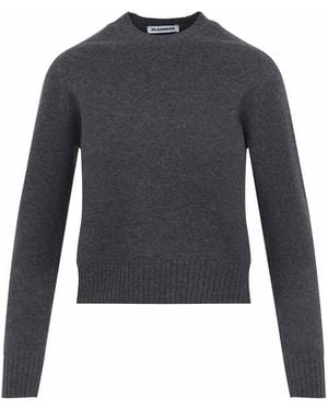 Jil Sander Crewneck Jumper - Blue