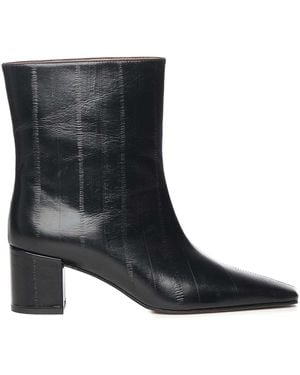 Giuliano Galiano Stefy Leather Ankle Boot - Black