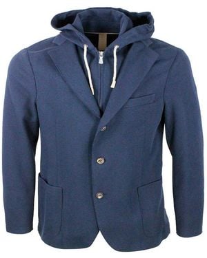 Eleventy Jackets 83Co 14Ny 3Ea - Blue