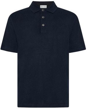 EMERSON RENALDI Short-Sleeve Polo Shirt - Blue