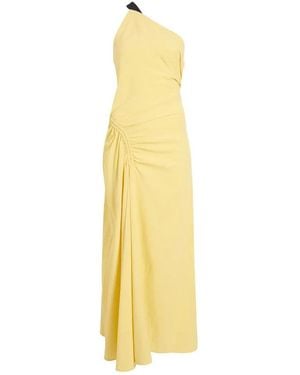 Proenza Schouler Sirena Crinkled Maxi Dress - Yellow