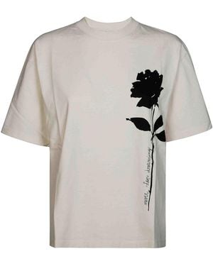 Golden Goose Gc T-Shirt With Printing - White
