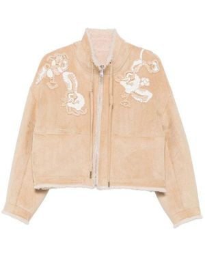 ERMANNO FIRENZE Coat - Natural
