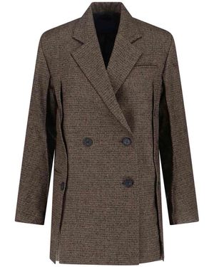 Eudon Choi Blazer Doppiopetto - Brown