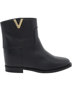 Via Roma 15 V Booties - Black