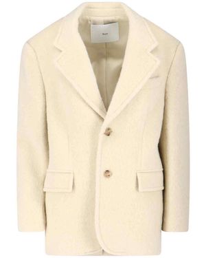 DUNST Single-Breasted Blazer - Natural