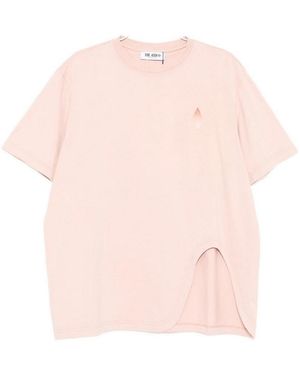 The Attico T-Shirt With Logo - Pink