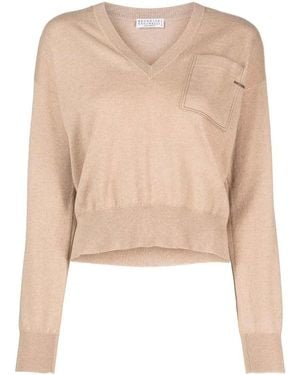 Brunello Cucinelli Jumper - Natural