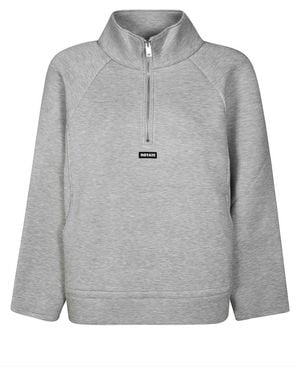 ROTATE BIRGER CHRISTENSEN Scuba Half Zip Jacket - Grey
