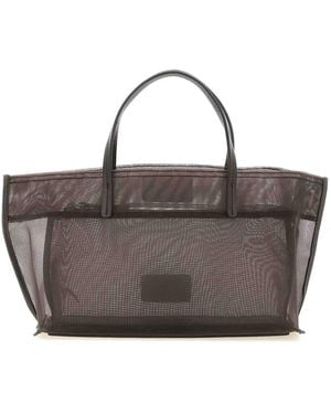 STAUD Christos Mini Shopping Bag - Brown