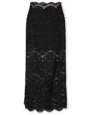 Rabanne Falda Semilarga - Negro