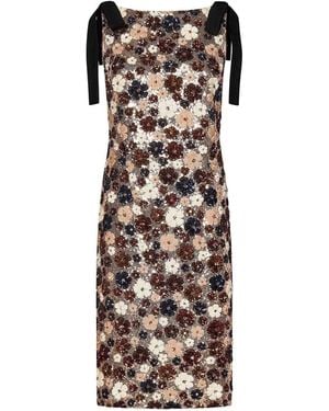 N°21 Sequin Midi Dress - Metallic