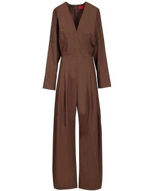Thelatest Drew One-Piece Suit - Brown