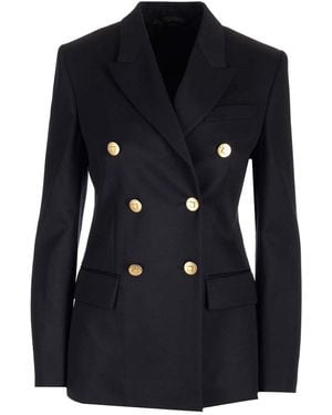 Givenchy Double-Breasted Blazer - Black