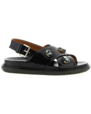 Marni Fussbett Sandals - Black