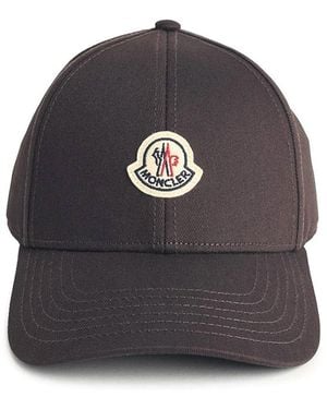 Moncler Cotton Cap - Black