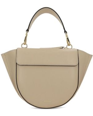 Wandler Hortensia Small Top-Handle Bag - Natural