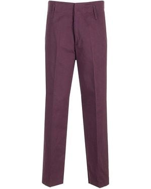 forte_forte Chino Trousers - Purple