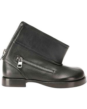 JW Anderson Decorative Lateral Zip Boots - Black