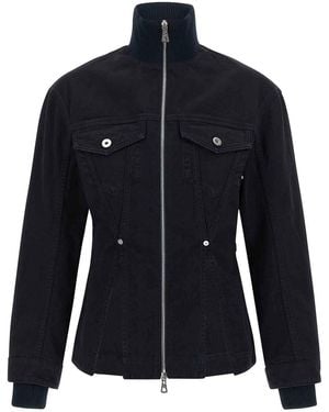 Jean Paul Gaultier The Slit Denim Jacket - Blue