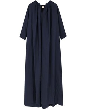 Aspesi Long Cotton Dress - Blue