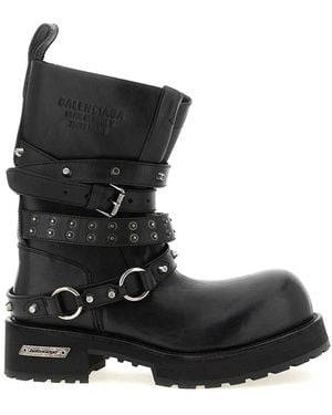Balenciaga Venom City Ankle Boots - Black