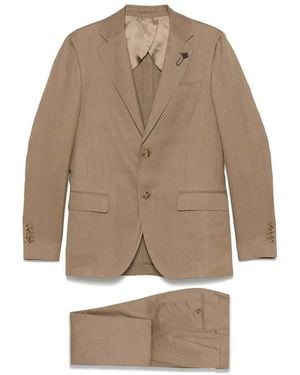 Lardini Single Breasted Suit - Natural