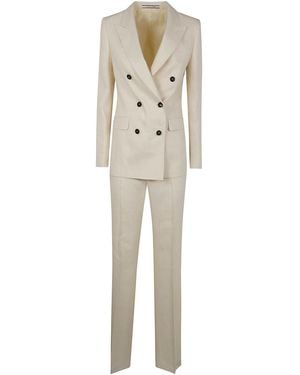 Tagliatore Pants Suit - Natural