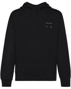 Hogan Cotton Sweatshirt With Logo - Black