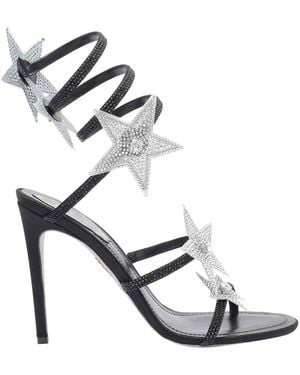 Rene Caovilla Cleo Star Pump Sandals - White