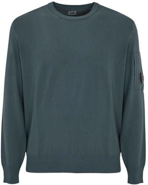 C.P. Company Cotton Crepe Sweater - Green