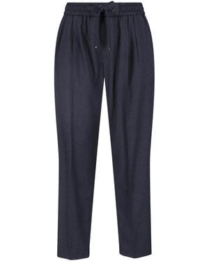Dolce & Gabbana Virgin Wool Pants - Blue