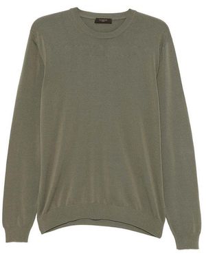 Zanone Long Sleeve Jumper - Green